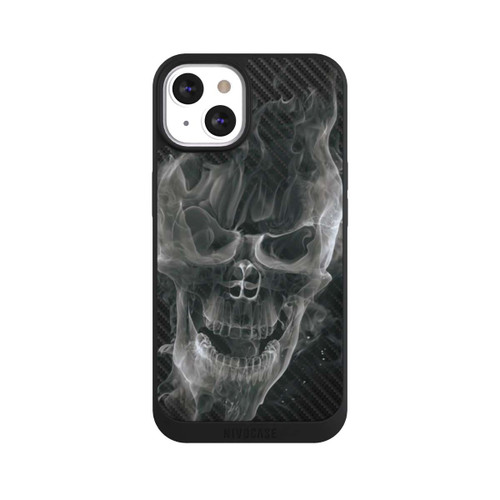 Apple iPhone 13 NIVOpure rauchender Totenkopf Carbon