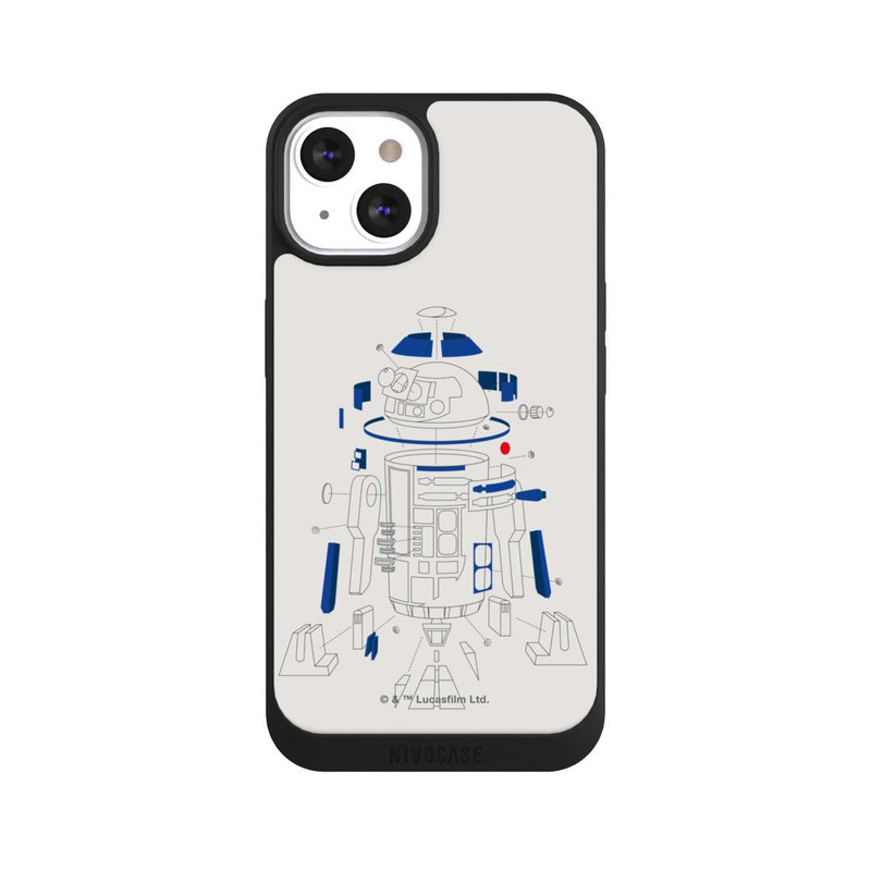 iPhone 13 NIVOpure R2D2 Exploded Drawing - StarWars 8