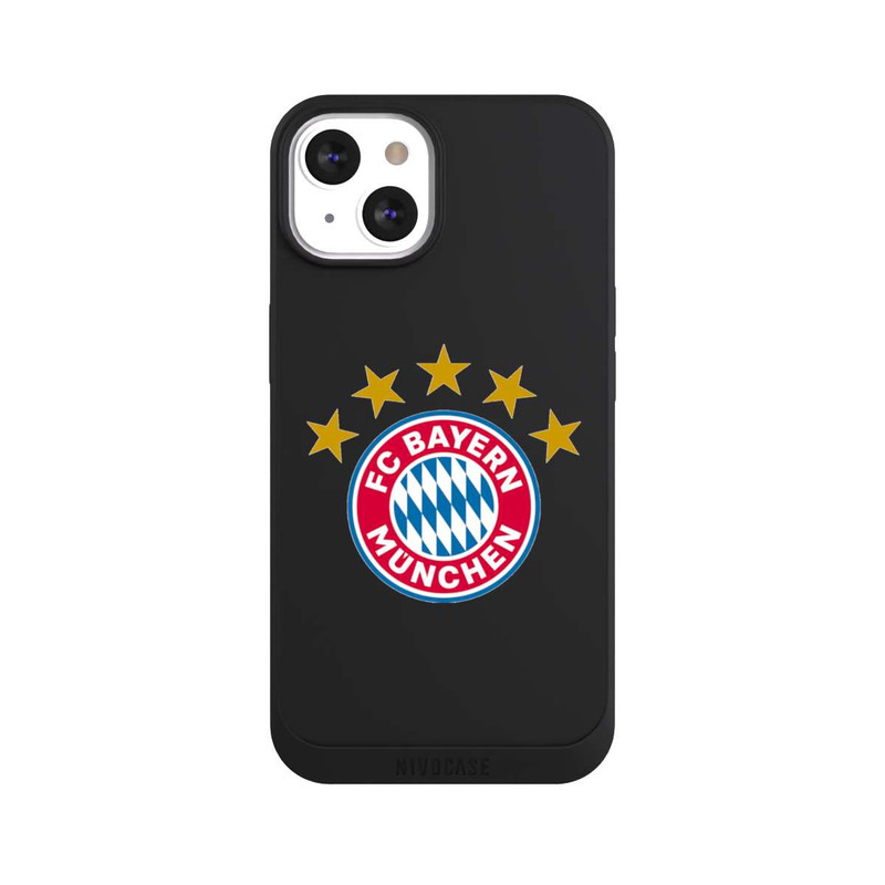 iPhone 13 NIVOpure Logo FCB avec Étoiles - sans Fond