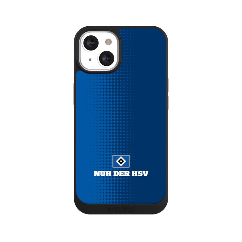 iPhone 13 NIVOpure Nur der HSV - Rautenraster Blau