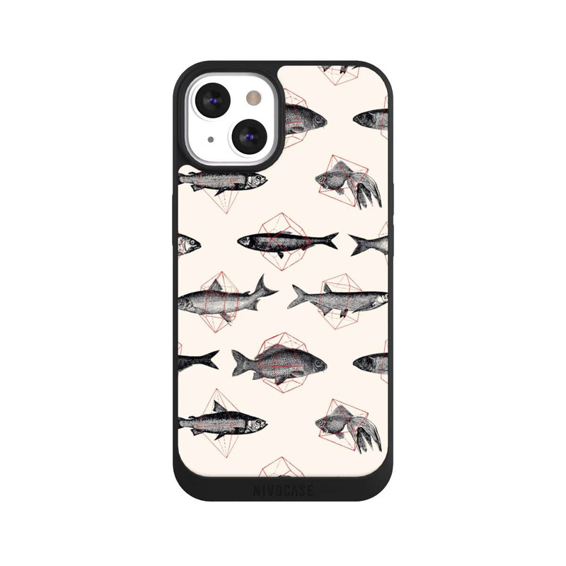 iPhone 13 NIVOpure Poissons en géométrie