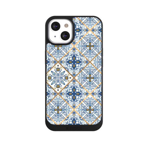 Apple iPhone 13 NIVOpure Mosaik Blau-Gold Look