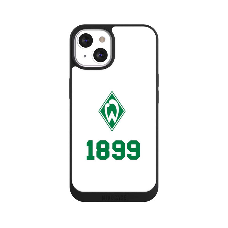 iPhone 13 NIVOpure 1899 Grün-Weiß Lebenslang Weiss - Werder Bremen