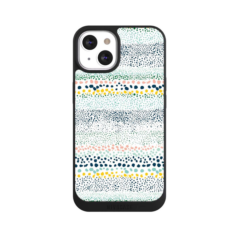 iPhone 13 NIVOpure Petits Points Blanc Texturé