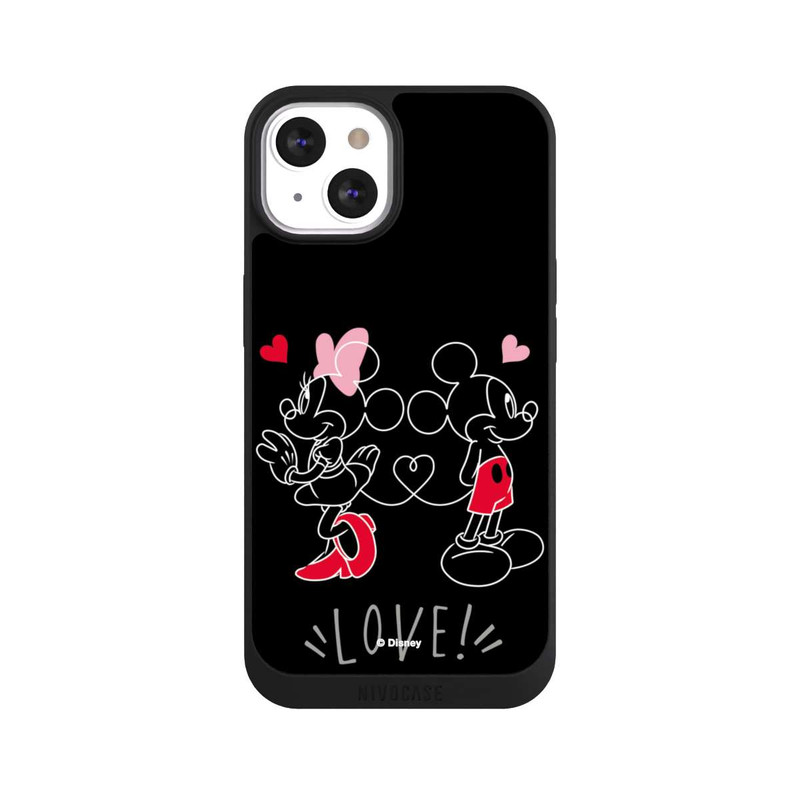 iPhone 13 NIVOpure Souris amoureuse noire