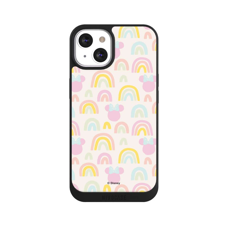 iPhone 13 NIVOpure Minnie Regenbogen Muster