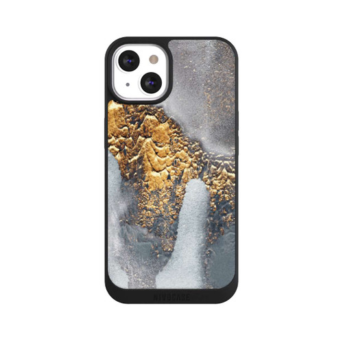 Apple iPhone 13 NIVOpure Look béton doré pailleté