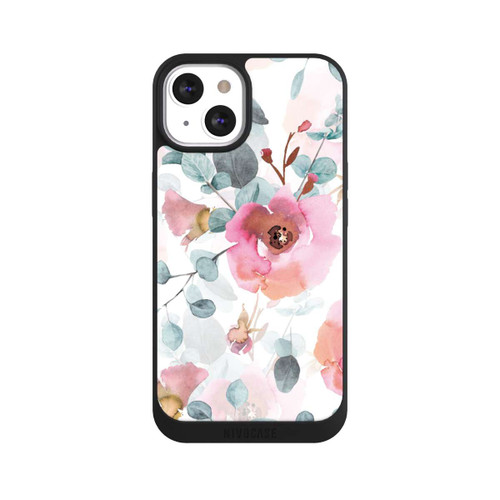 Apple iPhone 13 NIVOpure Aquarell Blumentapete