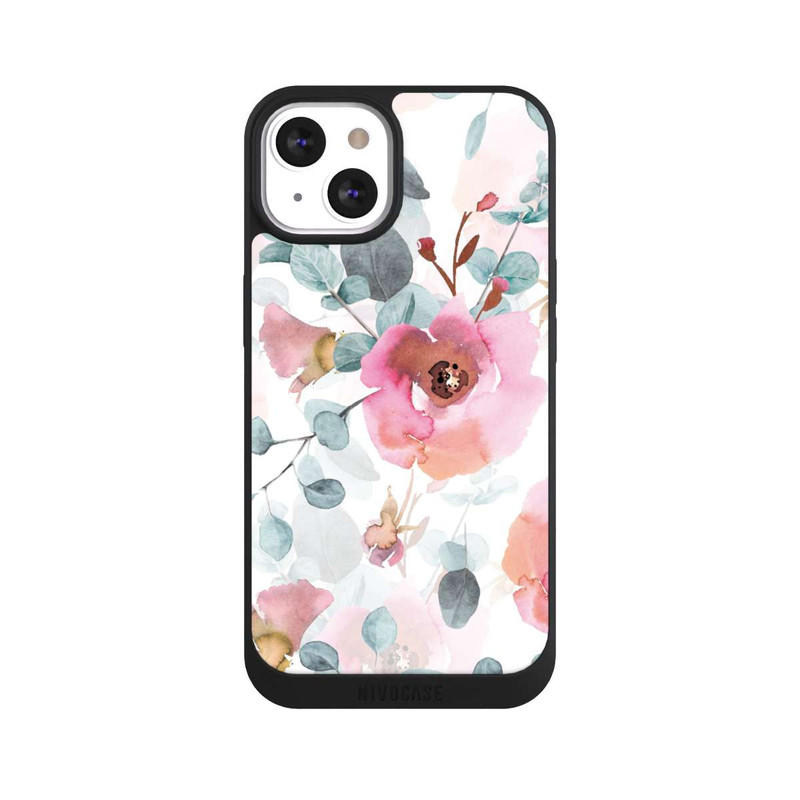 iPhone 13 NIVOpure Aquarell Blumentapete
