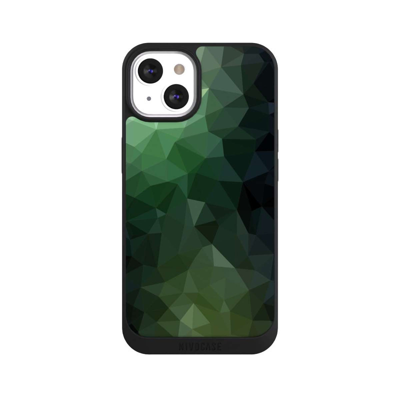 iPhone 13 NIVOpure Polygonal Mosaic Green