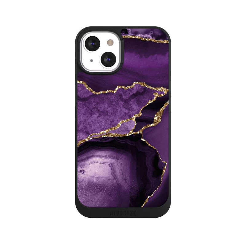 iPhone 13 NIVOpure Marbre Violet Paysage