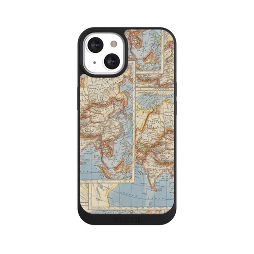 Apple iPhone 13 NIVOpure Carte du monde vintage