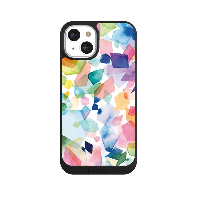iPhone 13 NIVOpure Bunte Aquarelledelsteine ​​und Diamanten