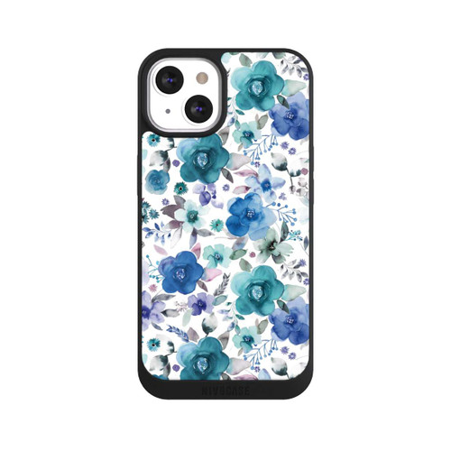 Apple iPhone 13 NIVOpure Bouquets de fleurs d'hiver bleu