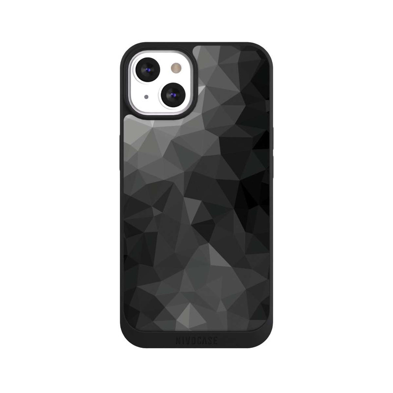 iPhone 13 NIVOpure Polygonal Mosaic black/white