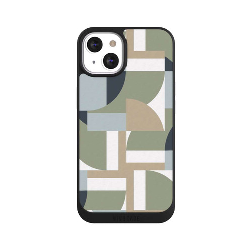 Apple iPhone 13 NIVOpure Futuristische Bauhaus Polygone Beige
