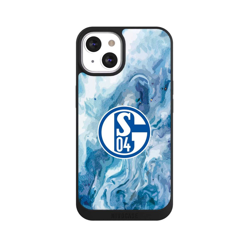 iPhone 13 NIVOpure Schalke 04 Flüssig Blau