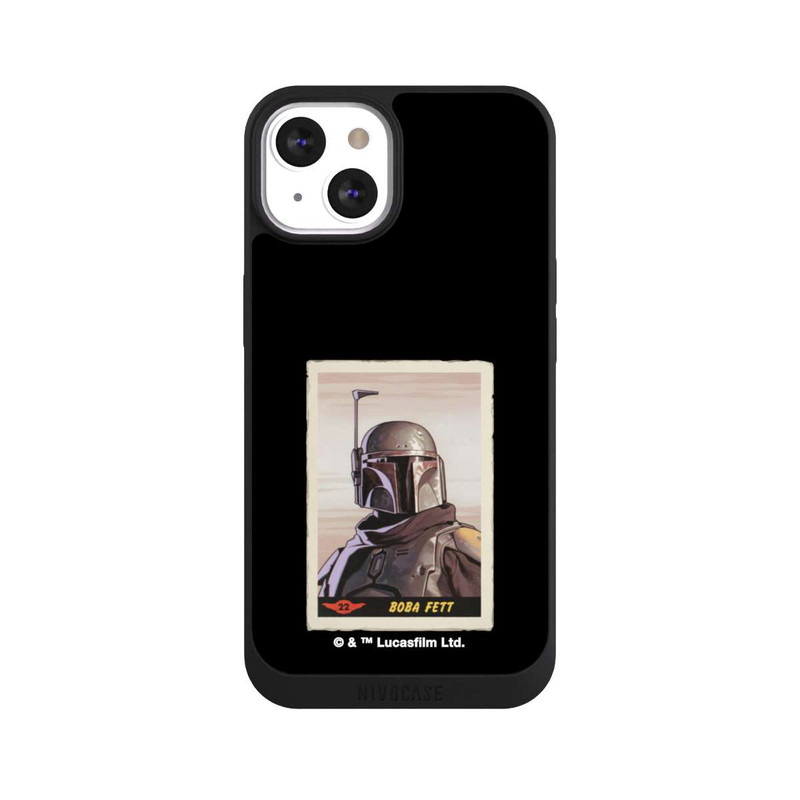 iPhone 13 NIVOpure Boba Fett Badges Black Background