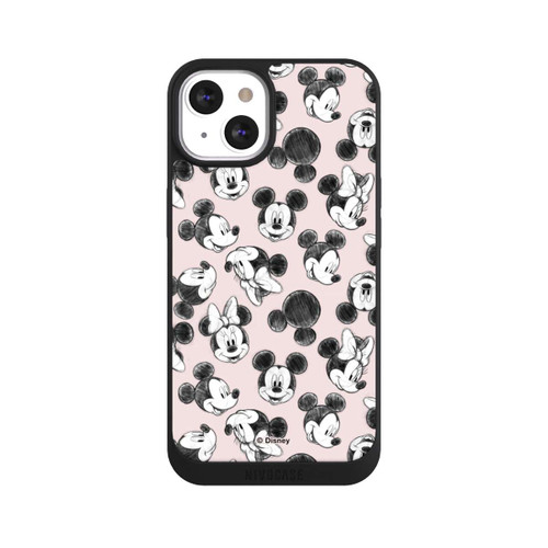Apple iPhone 13 NIVOpure Minnie &amp; Mickey aux multiples visages rose