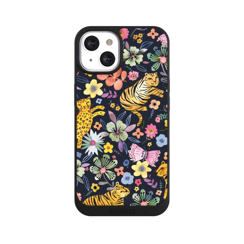 iPhone 13 NIVOpure Tigres & Fleurs du Printemps