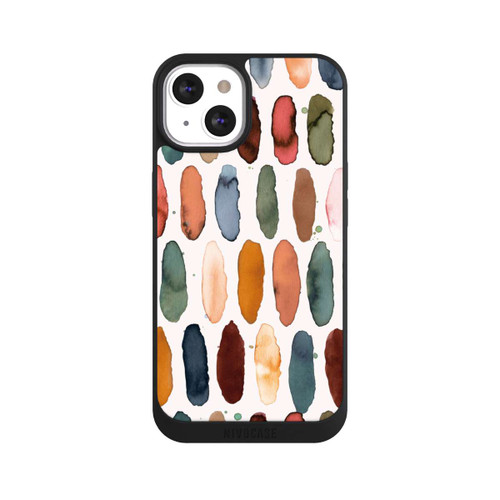 Apple iPhone 13 NIVOpure Aquarellstriche aus mineralischem Terrakotta