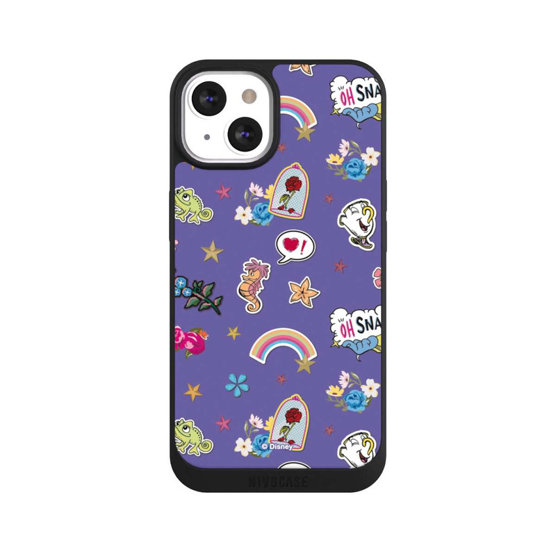 iPhone 13 NIVOpure Princess Pattern Purple Disney Princess