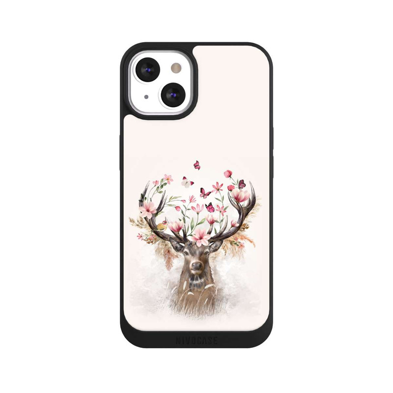 iPhone 13 NIVOpure Hirsch Blumen Geweih