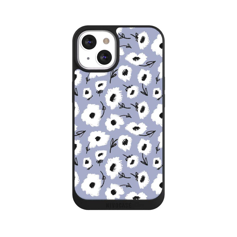 iPhone 13 NIVOpure Pattern Fleurs Lilas