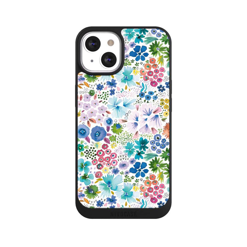iPhone 13 NIVOpure Petites Fleurs de Printemps Bleues