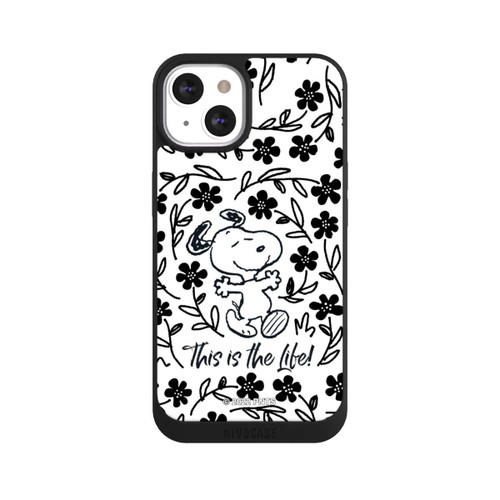 Apple iPhone 13 NIVOpure Snoopy schwarz und weiß This Is The Life