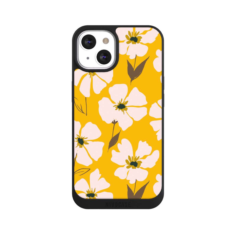 iPhone 13 NIVOpure Prairie Fleurie Ocre Jaune