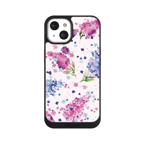 Apple iPhone 13 NIVOpure Hortensias Floraux Lilas Rose