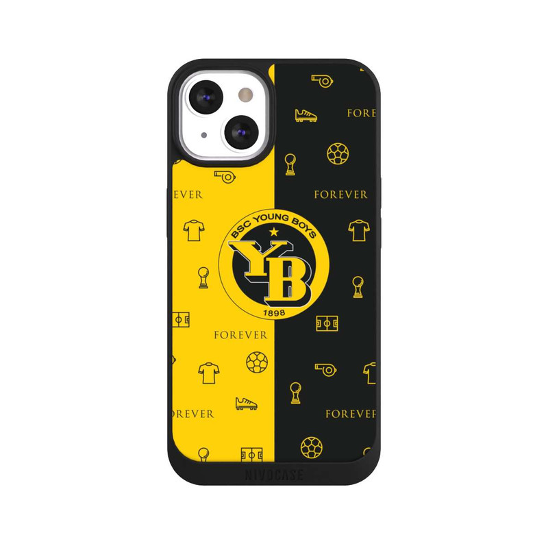 iPhone 13 NIVOpure BSC YB Yellow Black Pattern