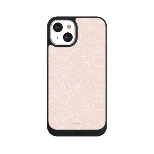 Apple iPhone 13 NIVOpure Micky Line Art Pattern Rose 