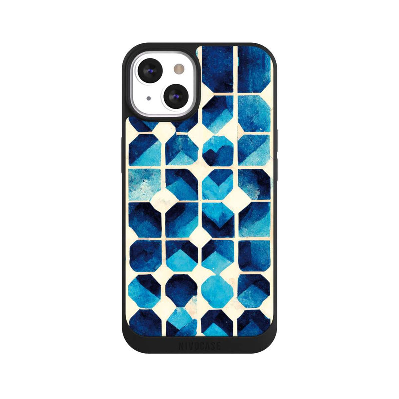 iPhone 13 NIVOpure Motif bleu
