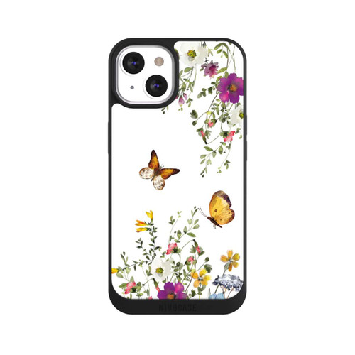 Apple iPhone 13 NIVOpure Schmetterlinge und bunte Blumen