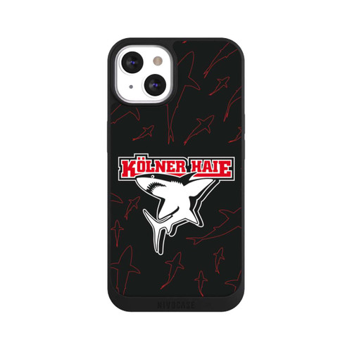 Apple iPhone 13 NIVOpure Haie Muster Rot
