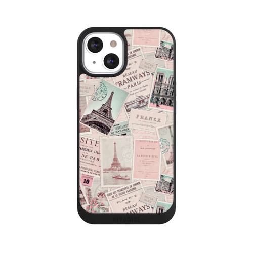 Apple iPhone 13 NIVOpure Vintage Paris Postcards Pattern