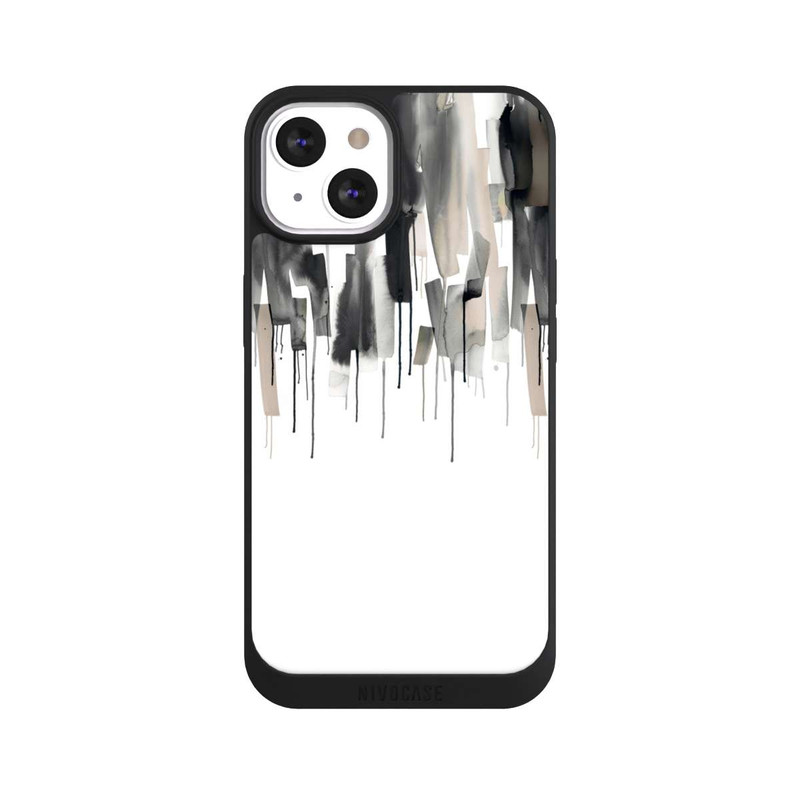 iPhone 13 NIVOpure Watery Stripes Japandi Black