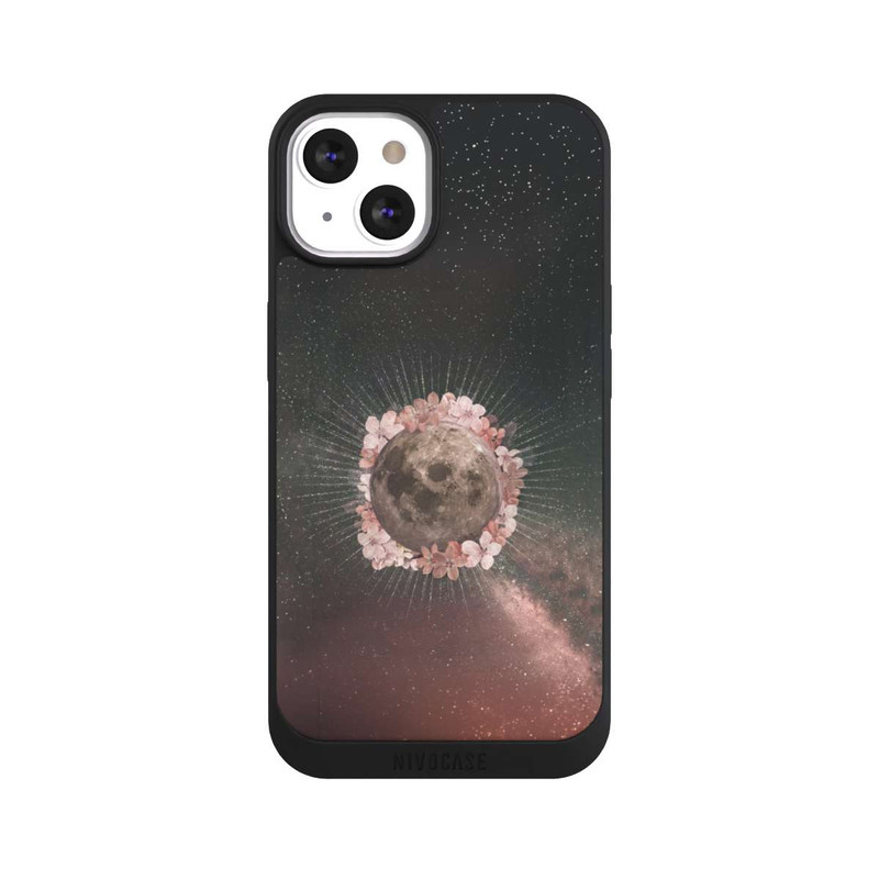 iPhone 13 NIVOpure Blumen und Mondlicht