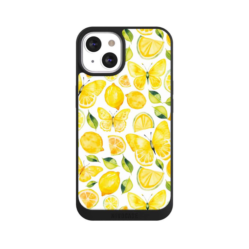 iPhone 13 NIVOpure Lemon and butterfly pattern
