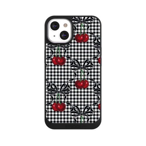 Apple iPhone 13 NIVOpure Cherry Pattern Black