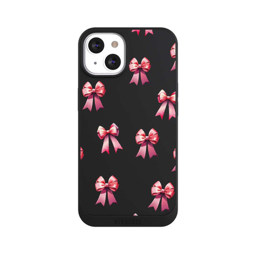 Apple iPhone 13 NIVOpure Bow Red Pattern Watercolor Transparent