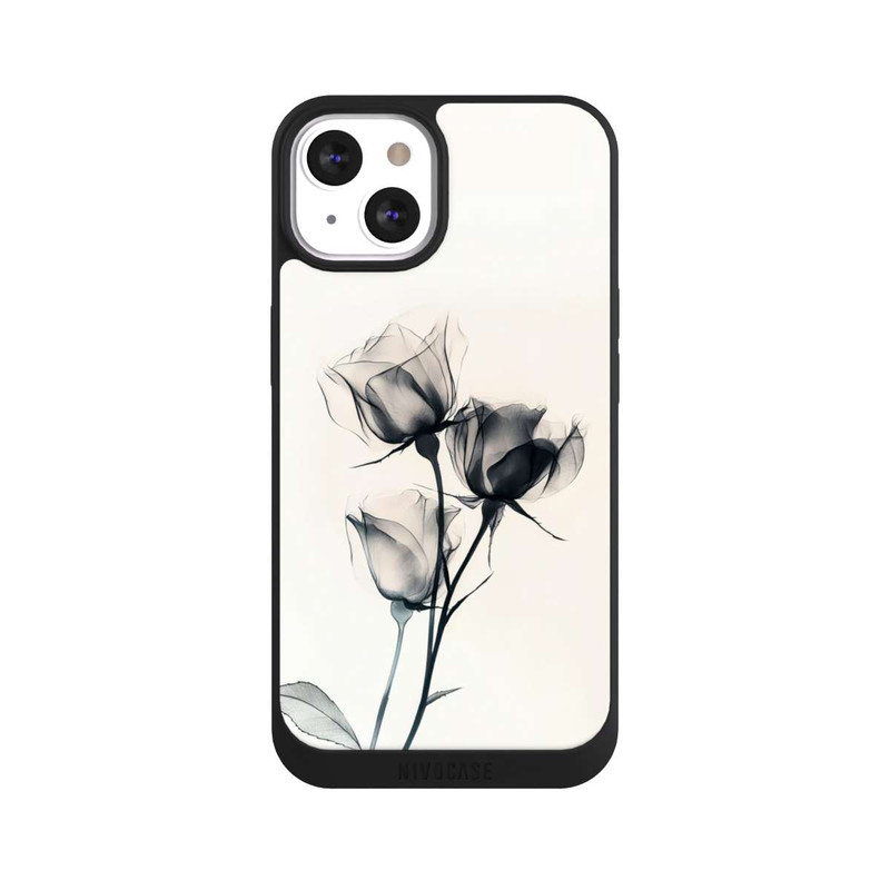 iPhone 13 NIVOpure Schwarze Blume