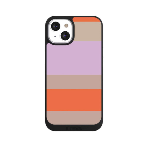 Apple iPhone 13 NIVOpure Moca Lila Orange Stripes
