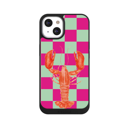 Apple iPhone 13 NIVOpure Pink Checkers Lobster