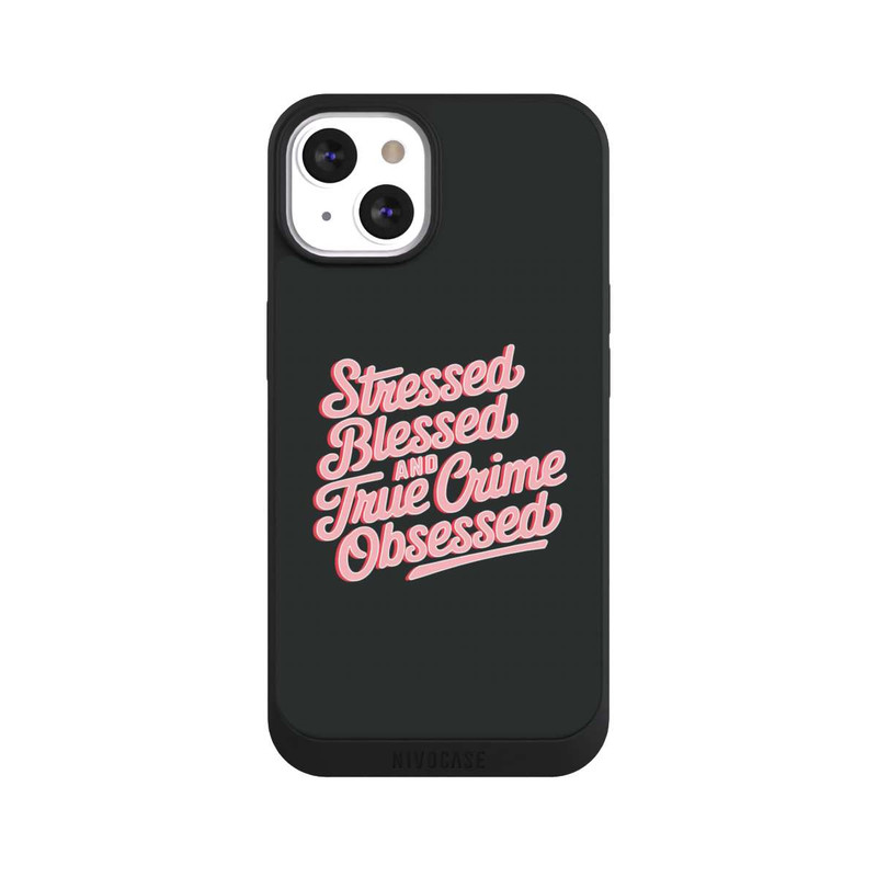 iPhone 13 NIVOpure Stressed Blessed and True Crime Obsessed