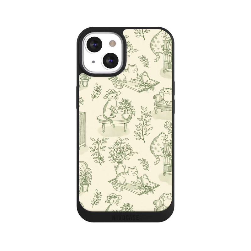 iPhone 13 NIVOpure Chonky Cats Toile de Jouy