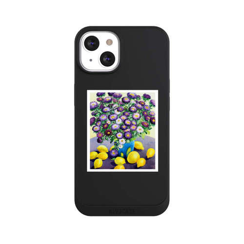 Apple iPhone 13 NIVOpure Purple Asters and Lemons by Christopher Ryland