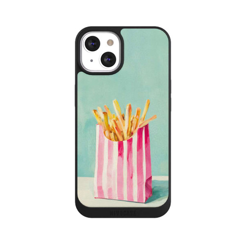 Apple iPhone 13 NIVOpure Retro Pommes Blau Watercolor